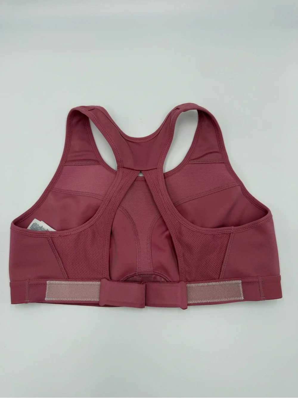 Nike Rose Pink Racerback Sports Bra with Swoosh Women Small